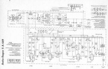 Blaupunkt 5 A 649 schematic circuit diagram